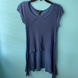 Forever 21 navy blue high low T-Shirt